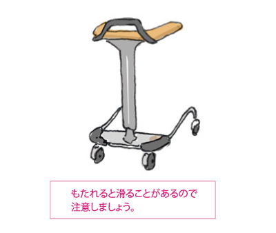 歩行器の安全使用について